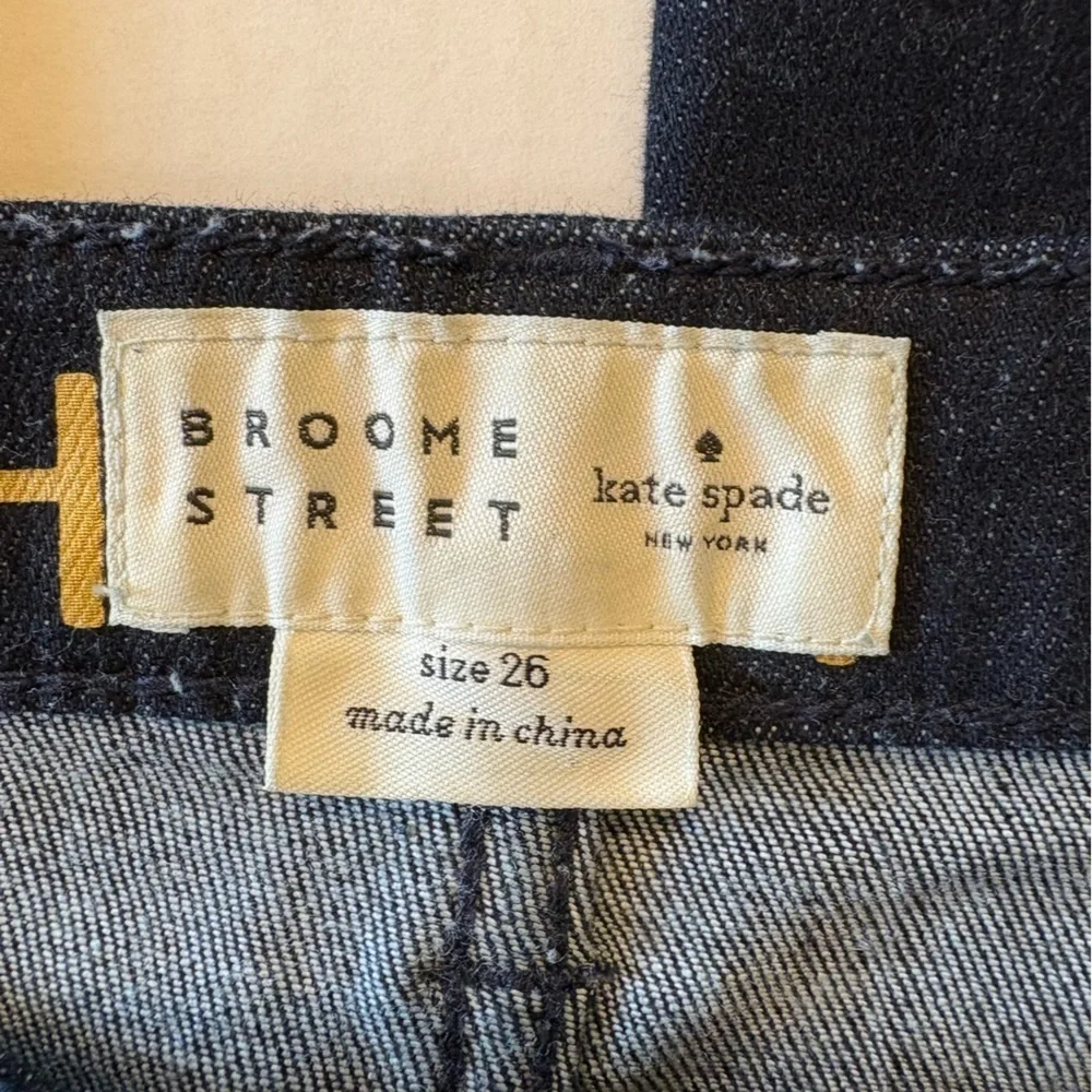 Kate Spade Broome St dark wash jeans size 26